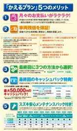 残価設定型クレジット「かえるプラン」
